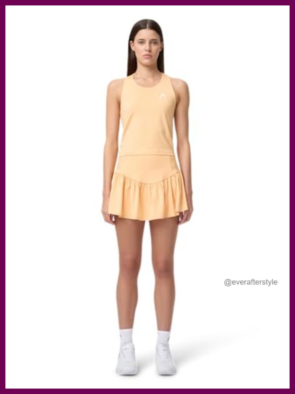 Moisture-Wicking High Waist Skort with Built-in Shorts for Tennis Pickleball